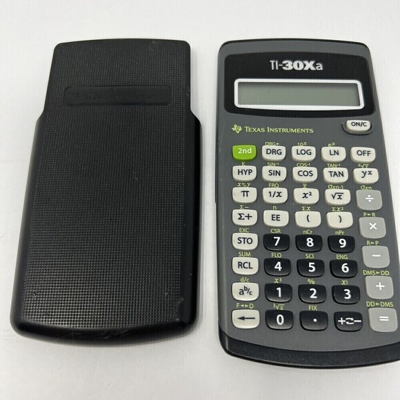 Texas Instruments TI-30Xa Scientific Calculator with Cover - Picture 2 of 13